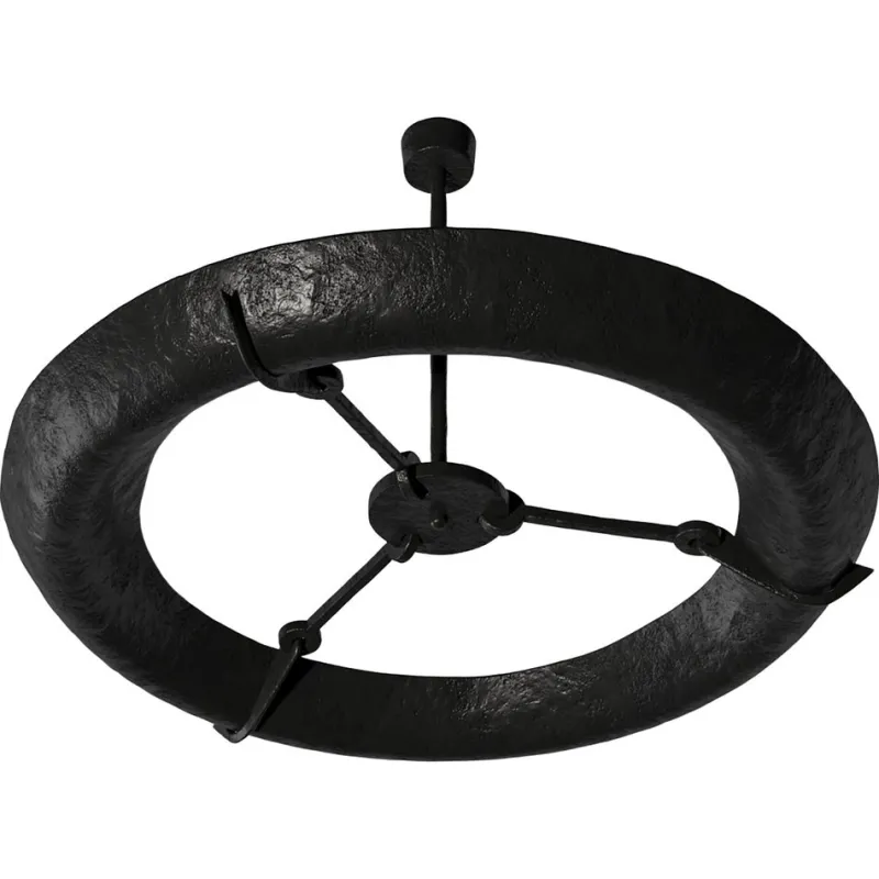 New Pamono Eze Black Suspension Light by Michel Amar