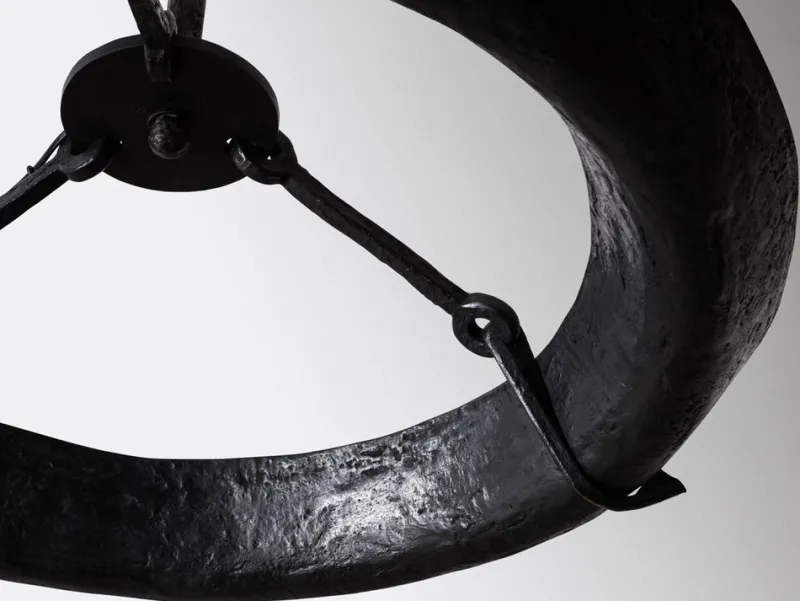 New Pamono Eze Black Suspension Light by Michel Amar