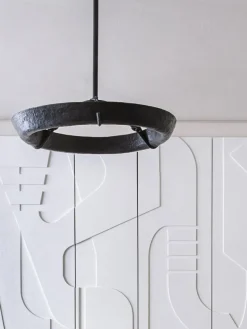 New Pamono Eze Black Suspension Light by Michel Amar