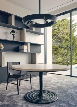 New Pamono Eze Black Suspension Light by Michel Amar