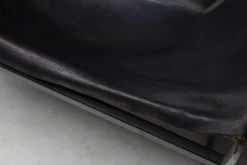 Pamono F444 Lounge Chair in Black Leather by Pierre Paulin for Artifort, 1965><noscript><img width=