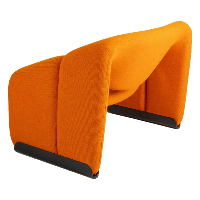 Pamono F598 Orange Groovy Chair by Pierre Paulin for Artifort> Lounge Chairs & Armchairs