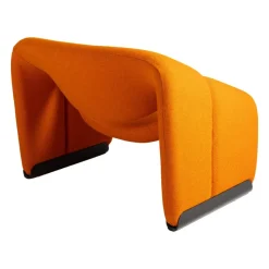 Pamono F598 Orange Groovy Chair by Pierre Paulin for Artifort><noscript><img width=