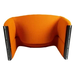 Pamono F598 Orange Groovy Chair by Pierre Paulin for Artifort><noscript><img width=