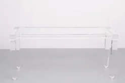 New Pamono Fabianart Acrylic Glass Console Tale, Italy, 1985