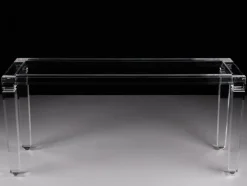 New Pamono Fabianart Acrylic Glass Console Tale, Italy, 1985