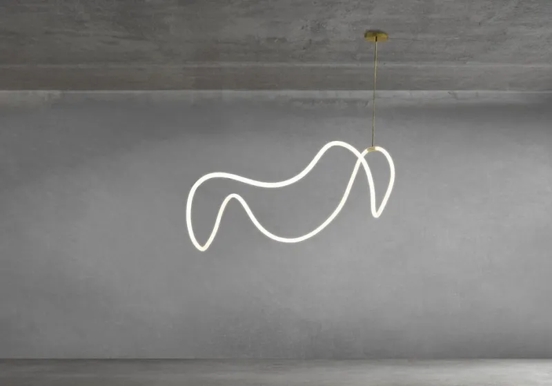 Best Pamono Fabric Flexible Light by Morghen Studio
