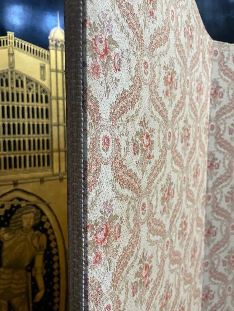 Pamono Fabric Screen, 1950s> Room Dividers & Screens
