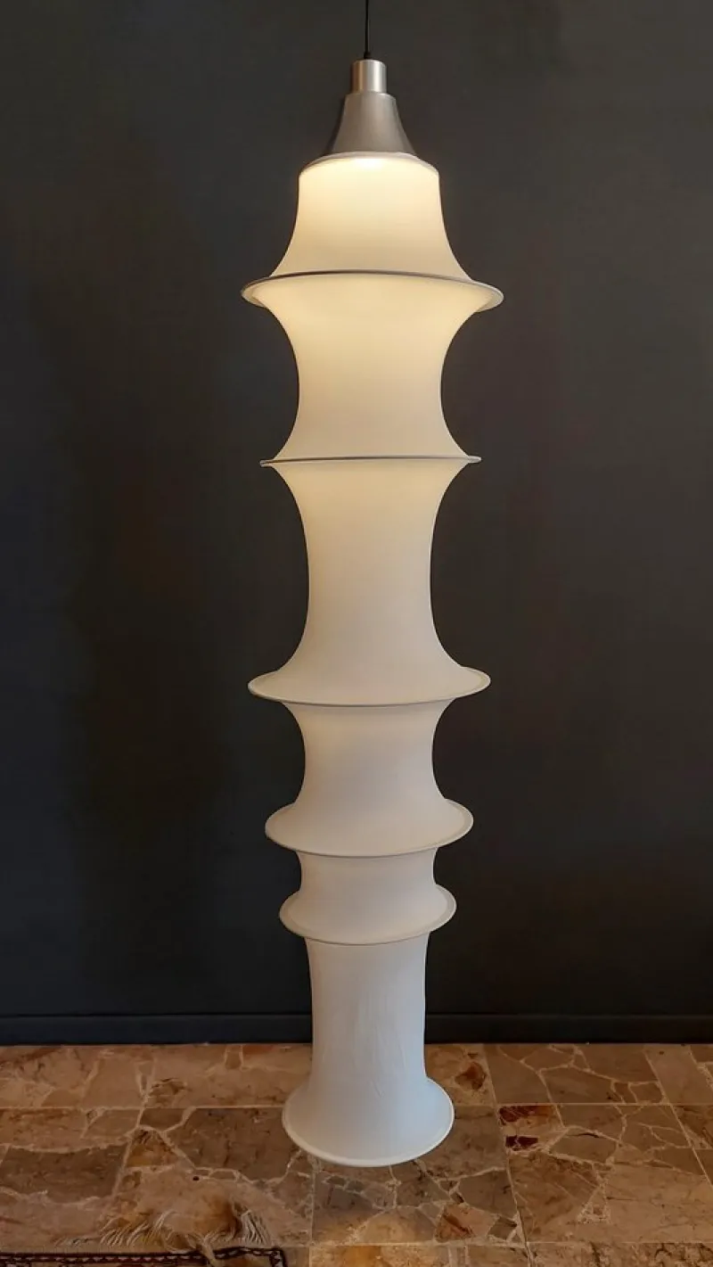 New Pamono Falkland Suspension Lamp by Bruno Munari for Danese, Italy, 1960s