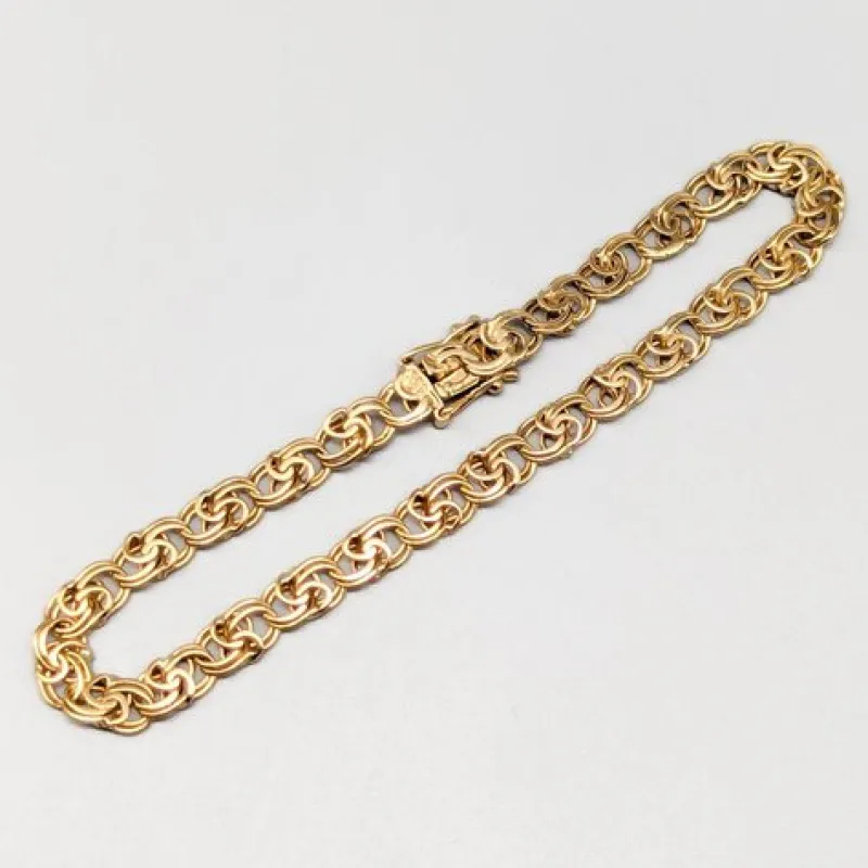 Pamono Fantasy Link in 18 Karat Gold> Bracelets