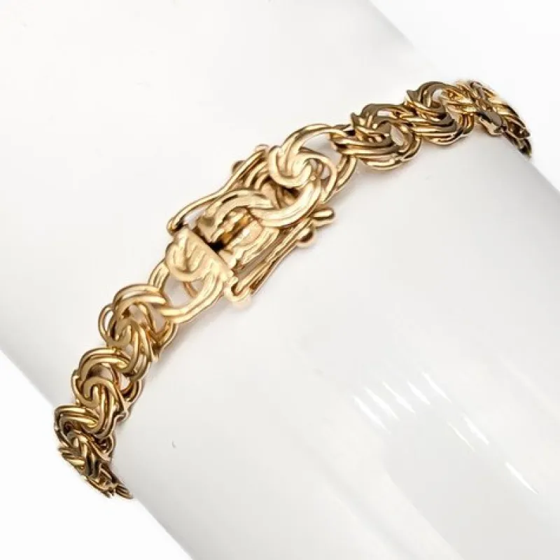 Pamono Fantasy Link in 18 Karat Gold> Bracelets