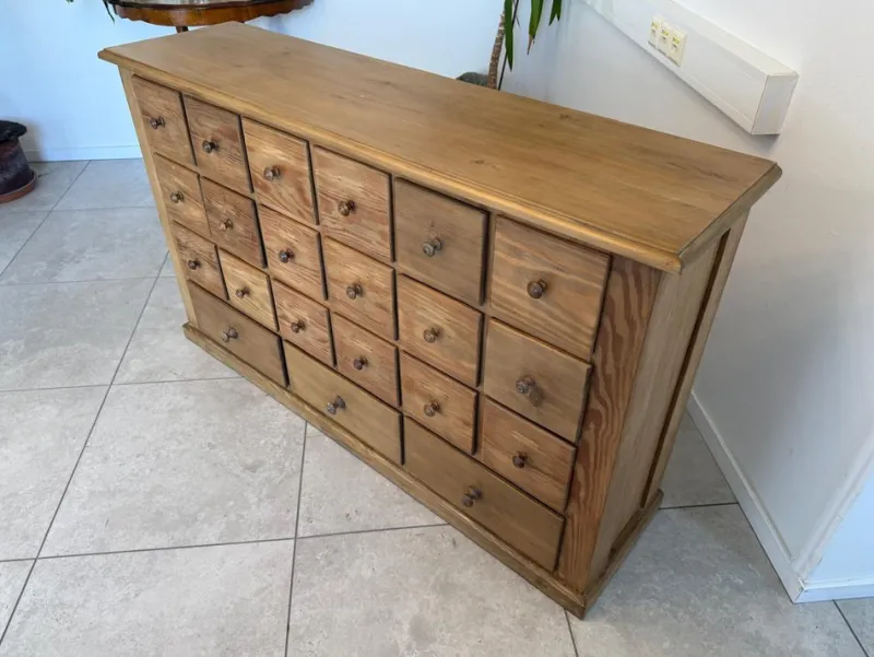 Pamono Farmhouse Biedermeier Chest of 21 Drawers> Dressers, Commodes & Chests