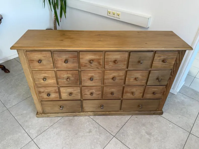 Pamono Farmhouse Biedermeier Chest of 21 Drawers> Dressers, Commodes & Chests
