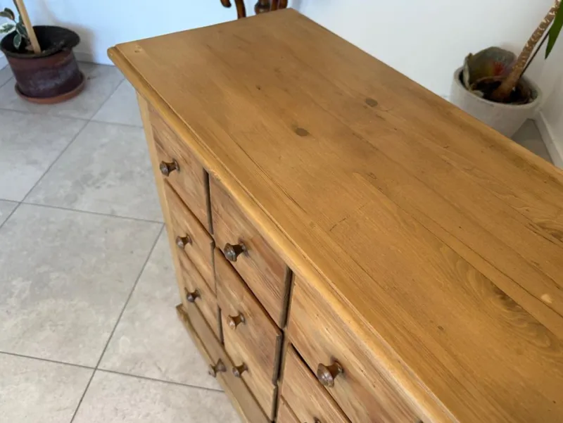 Pamono Farmhouse Biedermeier Chest of 21 Drawers> Dressers, Commodes & Chests