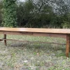 Best Pamono Farmhouse Table in Fir and Chestnut, Early 20th Century