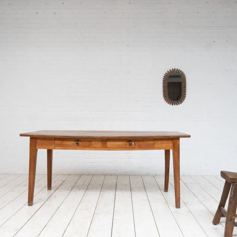 Pamono Farmhouse Table with Spindle Legs, 1900> Dining Tables & Sets
