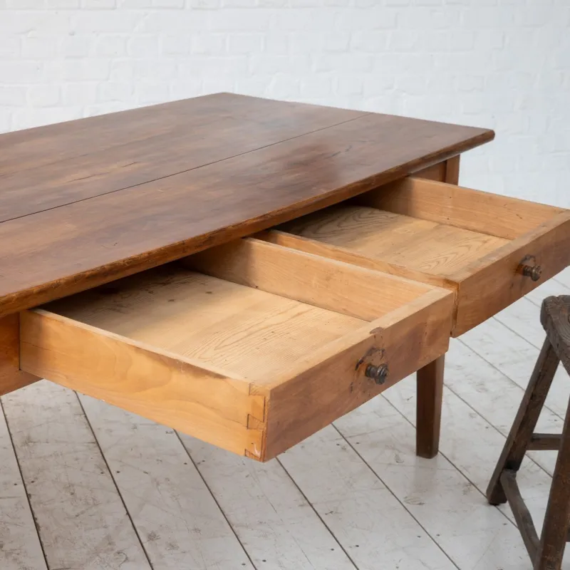 Pamono Farmhouse Table with Spindle Legs, 1900> Dining Tables & Sets