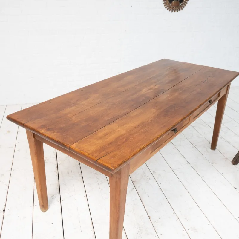 Pamono Farmhouse Table with Spindle Legs, 1900> Dining Tables & Sets