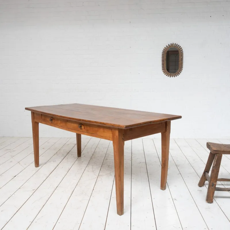 Pamono Farmhouse Table with Spindle Legs, 1900> Dining Tables & Sets