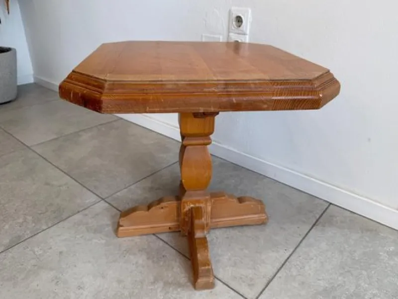 Pamono Farmhouse Wood Table Side> Coffee & Side Tables