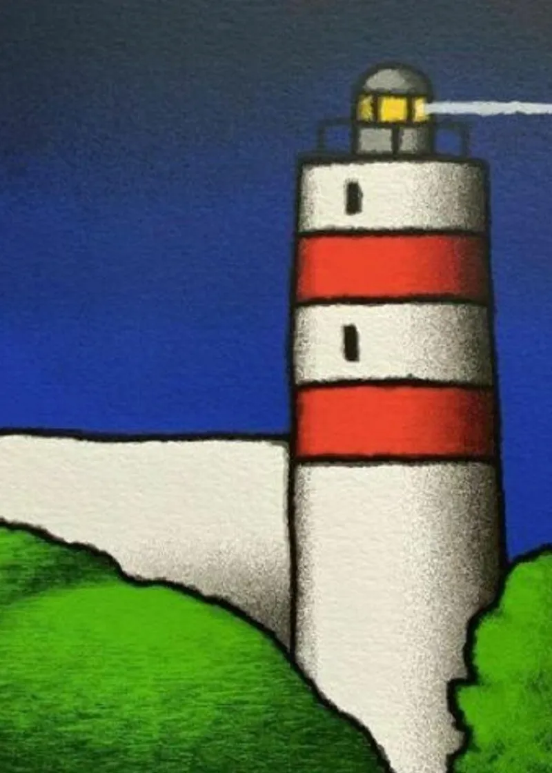Pamono Faro notturno I, 1990 Tino Stefanoni> Minimalist