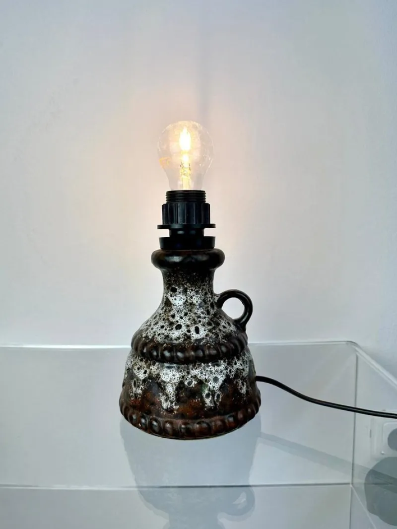 New Pamono Fat Lava Table Lamp Base by Pan Keramik, 1970s