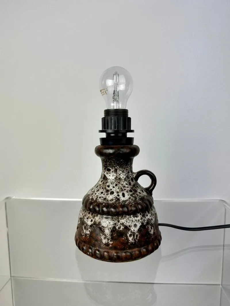 New Pamono Fat Lava Table Lamp Base by Pan Keramik, 1970s