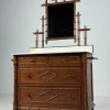 Discount Pamono Faux Bamboo Commode with Mirror, 1890s