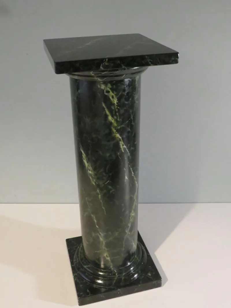 Pamono Faux Marble Column, 1950s> Pedestals And Columns