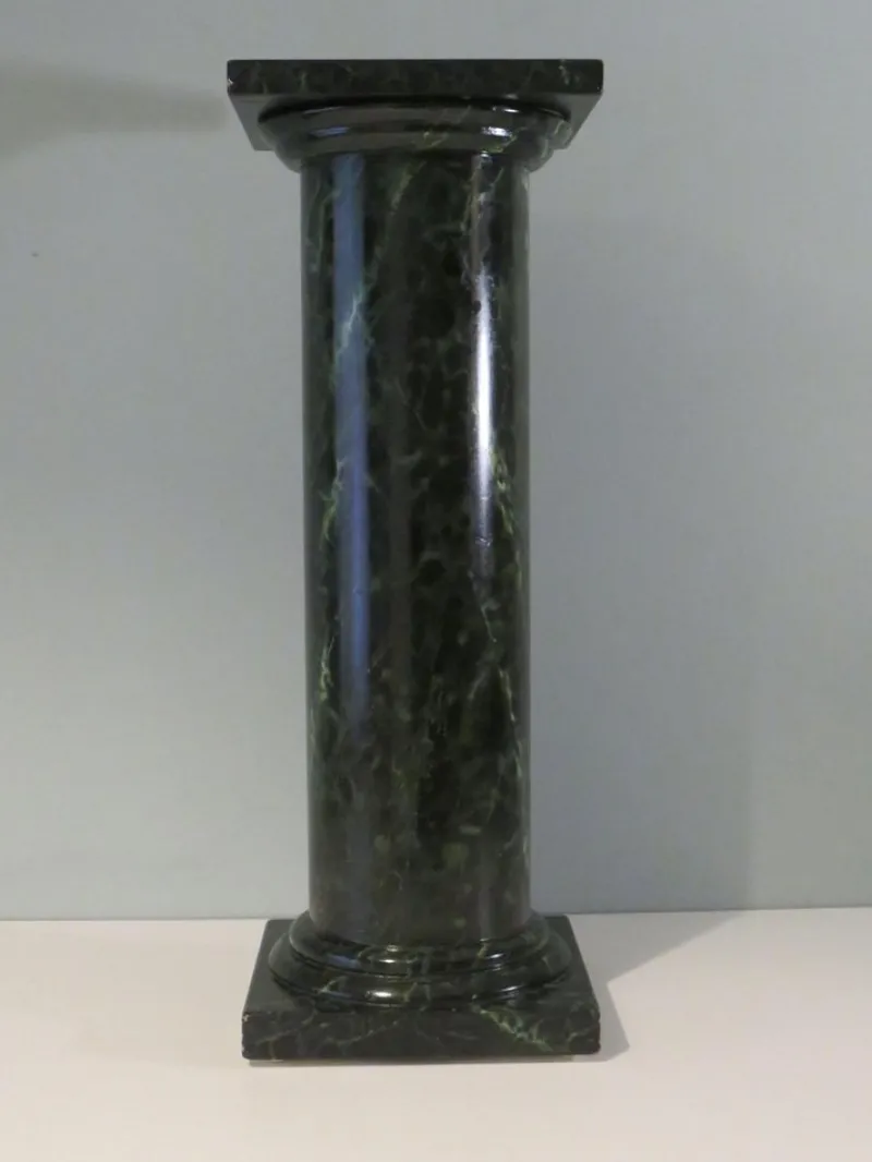 Pamono Faux Marble Column, 1950s> Pedestals And Columns