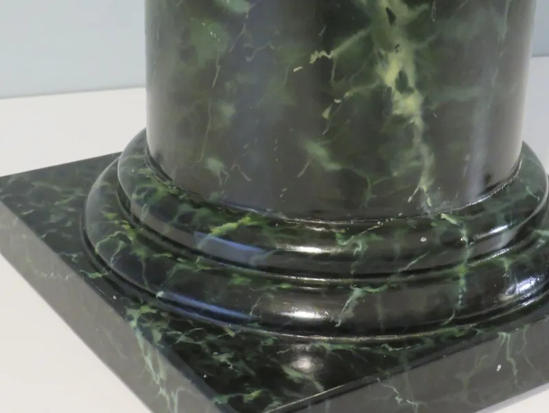 Pamono Faux Marble Column, 1950s> Pedestals And Columns