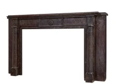 Clearance Pamono Faux Porphyry Marble Impressive Adams Mantlepiece, 1960s