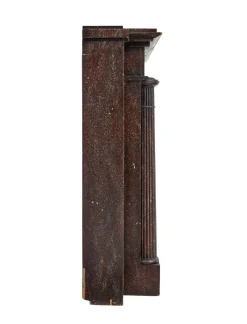 Clearance Pamono Faux Porphyry Marble Impressive Adams Mantlepiece, 1960s