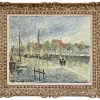 Pamono Fernand Laval, Dutch Port, 1922, Oil Painting> Impressionist