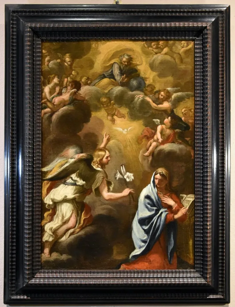 Online Pamono Ferri, Annunciation, 1600s, Oil on Canvas