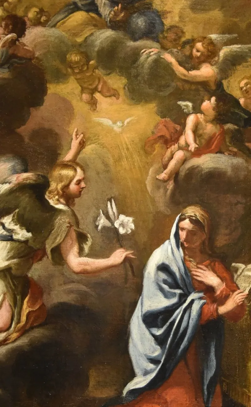 Online Pamono Ferri, Annunciation, 1600s, Oil on Canvas