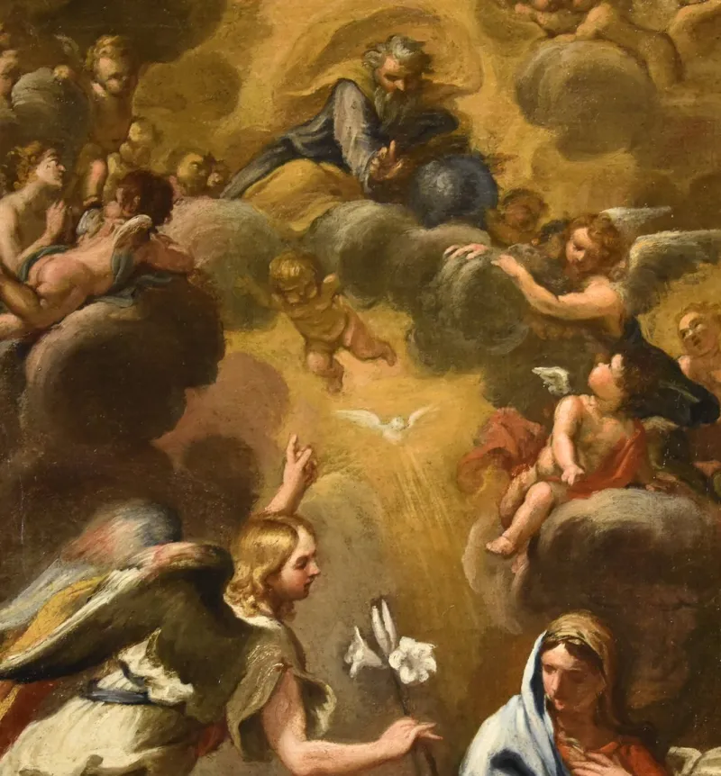 Online Pamono Ferri, Annunciation, 1600s, Oil on Canvas