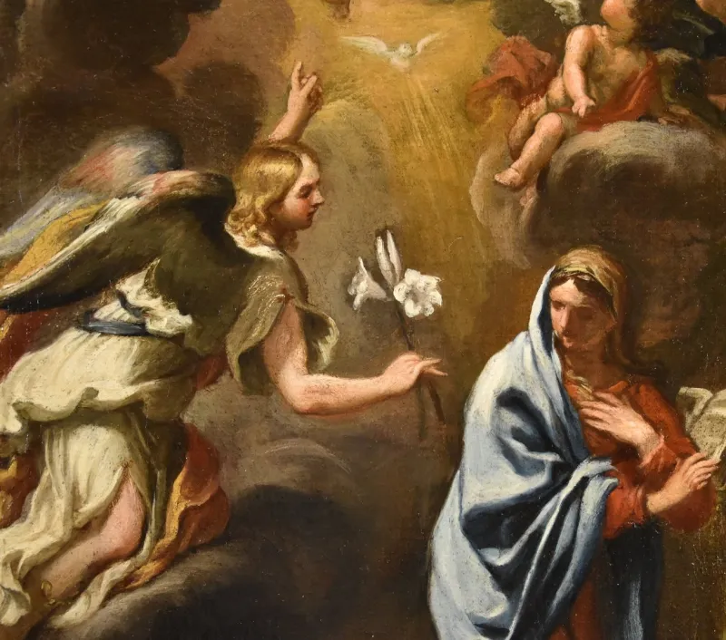 Online Pamono Ferri, Annunciation, 1600s, Oil on Canvas