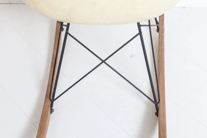 Clearance Pamono Fiberglass Rocking Chair from Herman Miller, 1950s