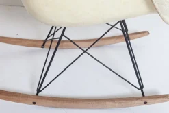 Clearance Pamono Fiberglass Rocking Chair from Herman Miller, 1950s