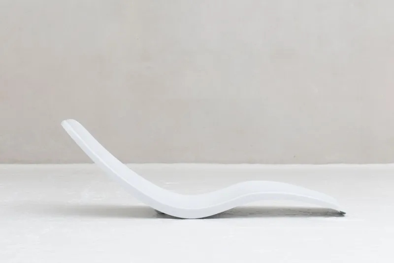 Pamono Fiberglass Sunbed by Charles Zublena> Seating|Garden Seating