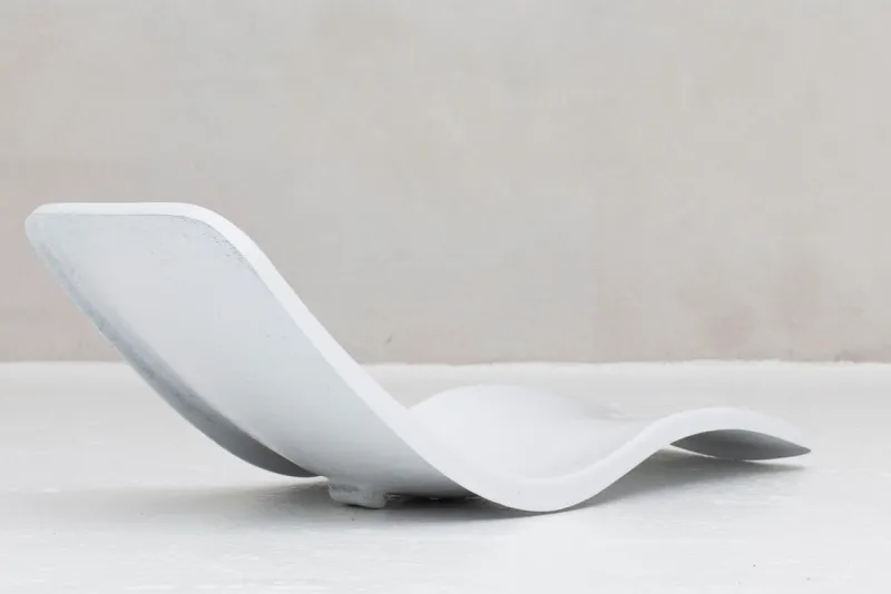 Pamono Fiberglass Sunbed by Charles Zublena> Seating|Garden Seating