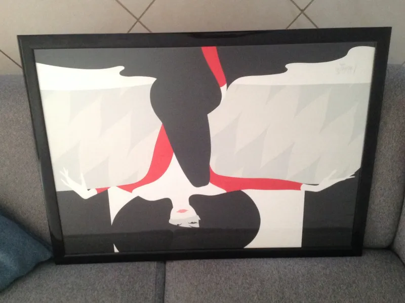 Pamono Figurative Composition, 1970s, Lithograph> Prints & Multiples