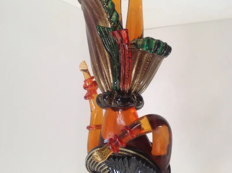 Pamono Figurative Sculpture, 1970s, Glass> Sculpture