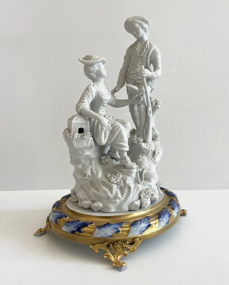 Sale Pamono Figurative Sculpture, 19th Century, Porcelain