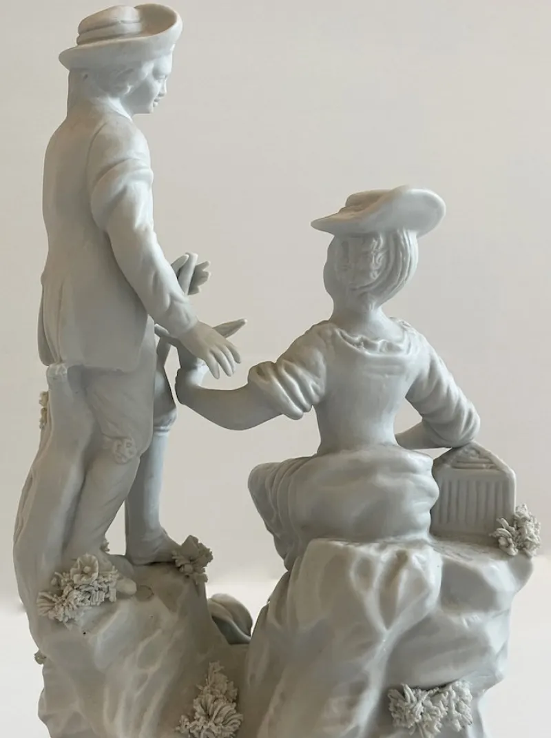 Sale Pamono Figurative Sculpture, 19th Century, Porcelain