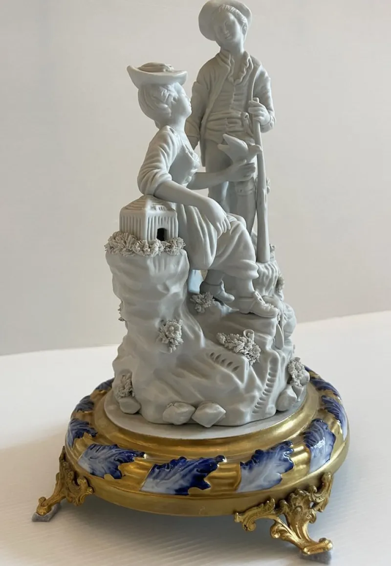 Sale Pamono Figurative Sculpture, 19th Century, Porcelain