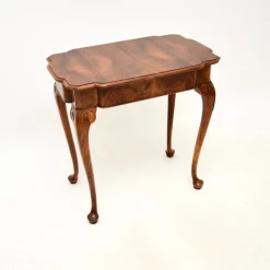 Pamono Figured Walnut Occasional Side Table, 1920s> Coffee & Side Tables