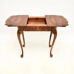 Pamono Figured Walnut Occasional Side Table, 1920s><noscript><img width=