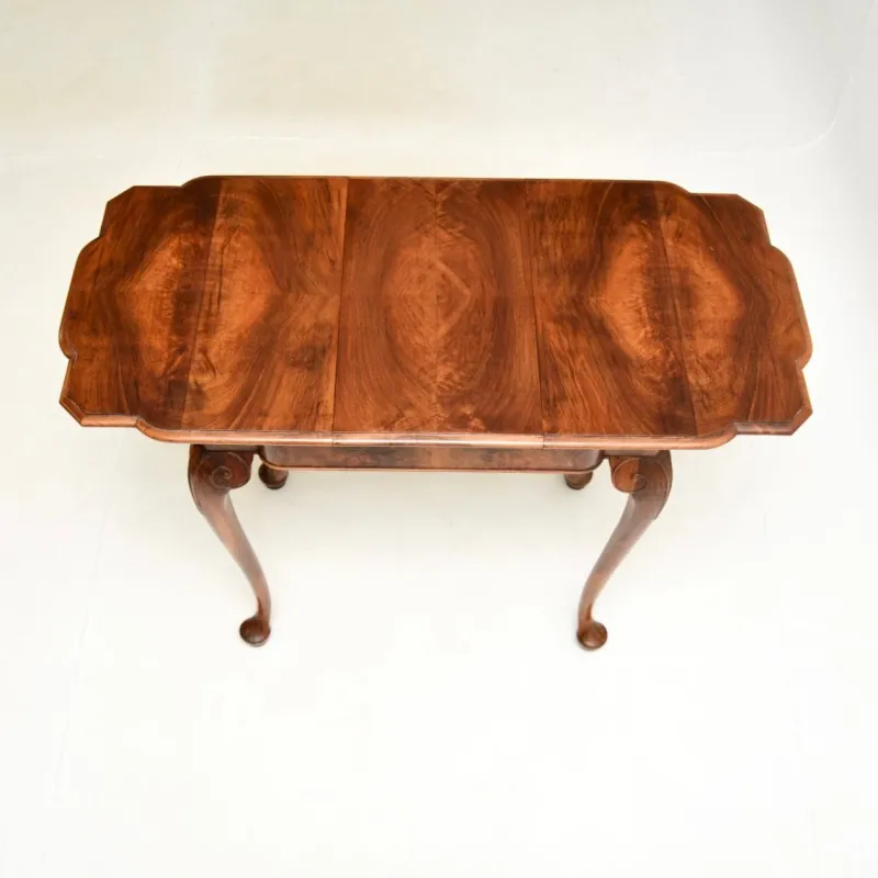 Pamono Figured Walnut Occasional Side Table, 1920s> Coffee & Side Tables